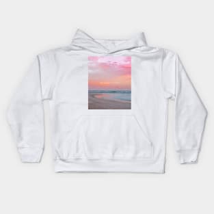 My Happy Place is the Beach Kids Hoodie